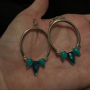 Nicole Miller Earrings Blue